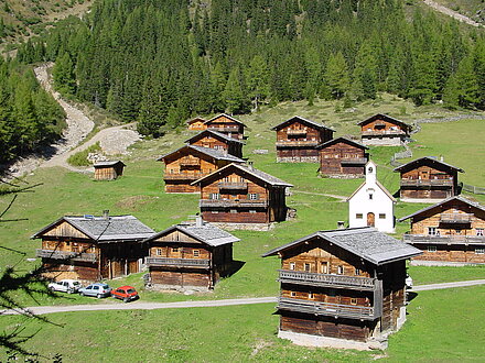 Das Almdorf Oberstalleralm